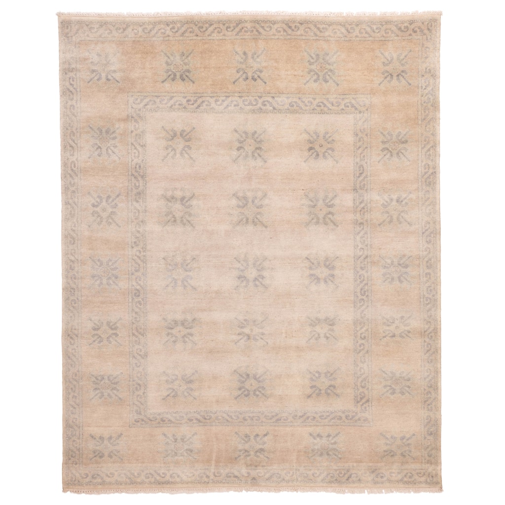 ECARPETGALLERY Hand-knotted Jules Serapi Beige, Tan Wool Rug - 7'11 x 10'3