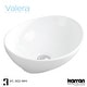 preview thumbnail 3 of 4, Karran Valera 16" Vitreous China Vessel Bathroom Sink in White