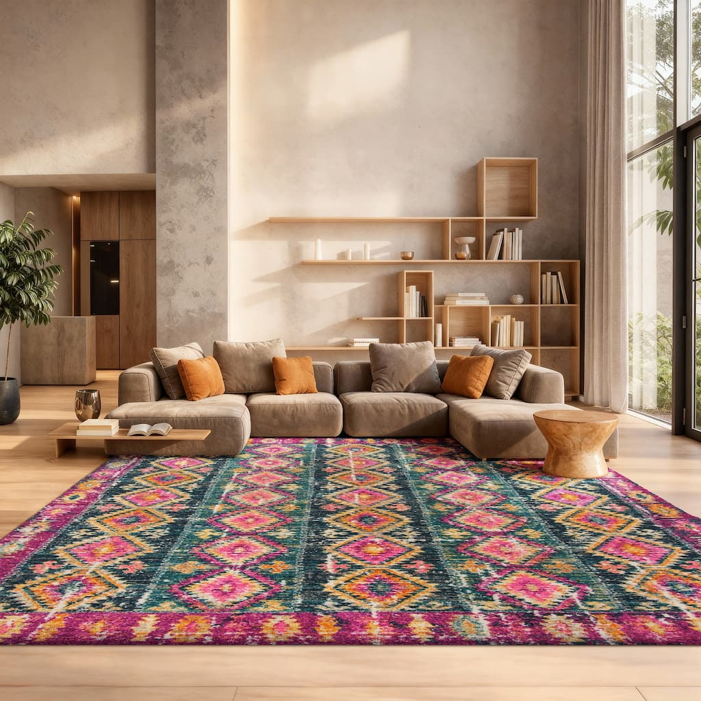 SAFAVIEH Madison Joycelyn Vintage Boho Oriental Rug