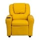 preview thumbnail 175 of 189, Contemporary Kids Recliner with Cup Holder and Headrest - 24"W x 21.5" - 36.5"D x 27"H