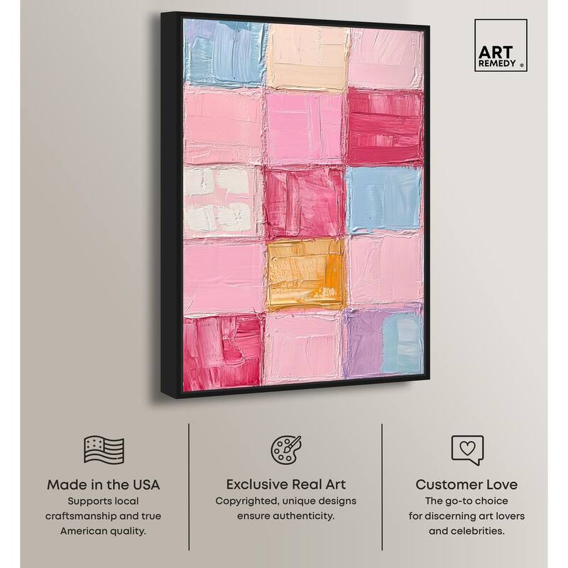 Color Squares II Canvas by Art Remedy