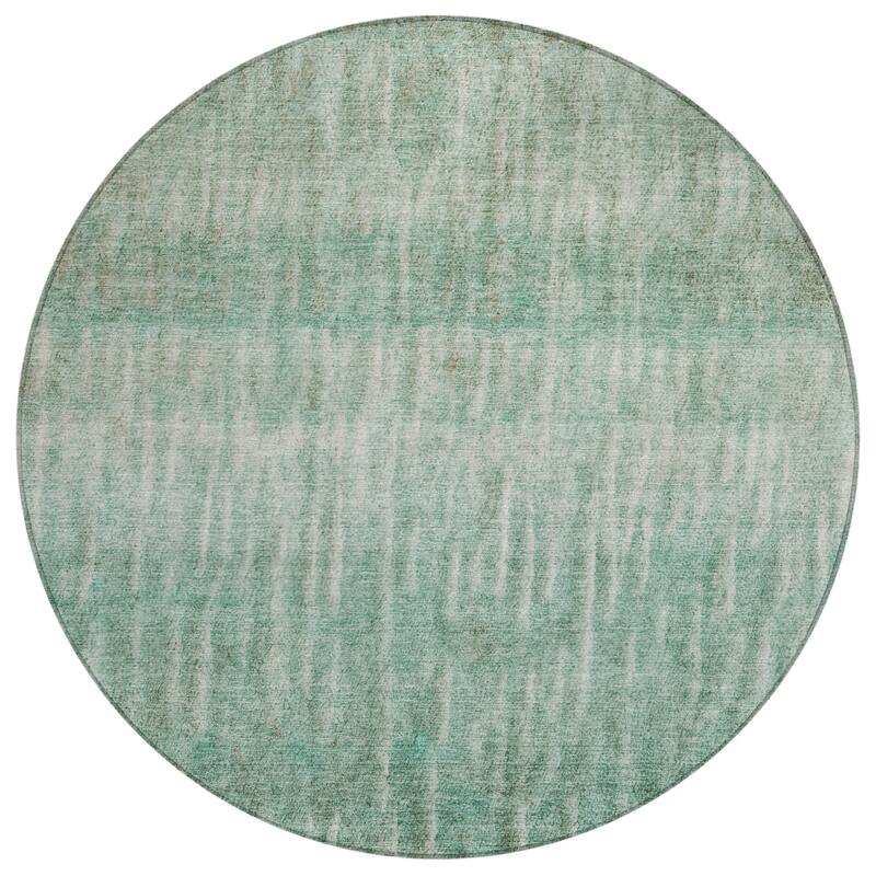 Machine Washable Indoor/ Outdoor Contemporary Ombre Chantille Rug