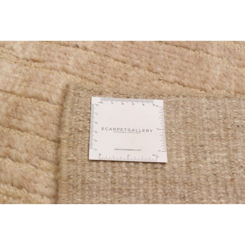 ECARPETGALLERY Hand-knotted Tangier Beige Wool Rug - 8'1 x 9'10