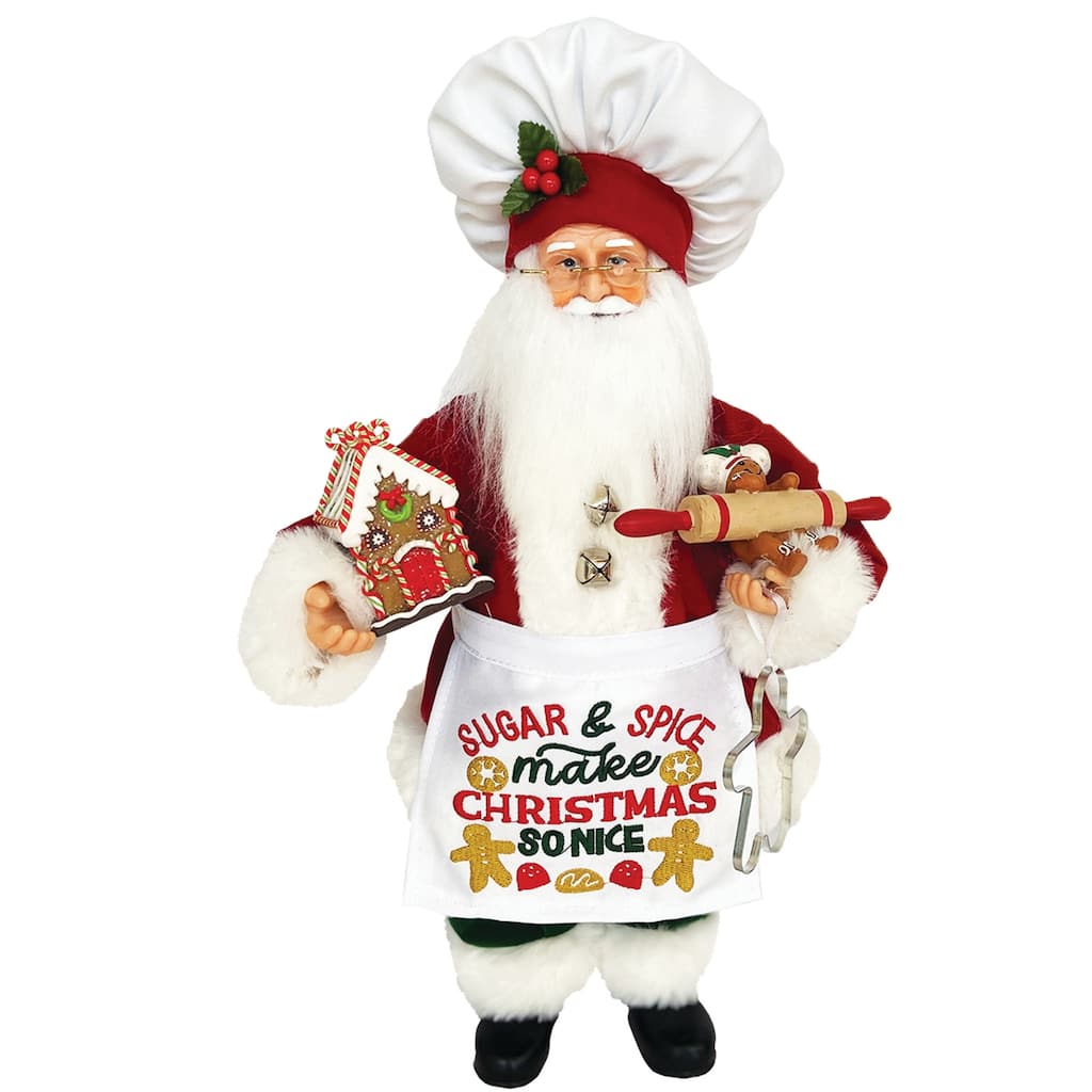 15" Sugar & Spice Santa