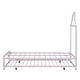 preview thumbnail 18 of 52, Metal Platform Bed,House-Shaped Headboard Design,twin size trundle