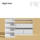 preview thumbnail 12 of 18, Desk Makeup Table Multi-Functional Furniture for Kitchen, Bedroom