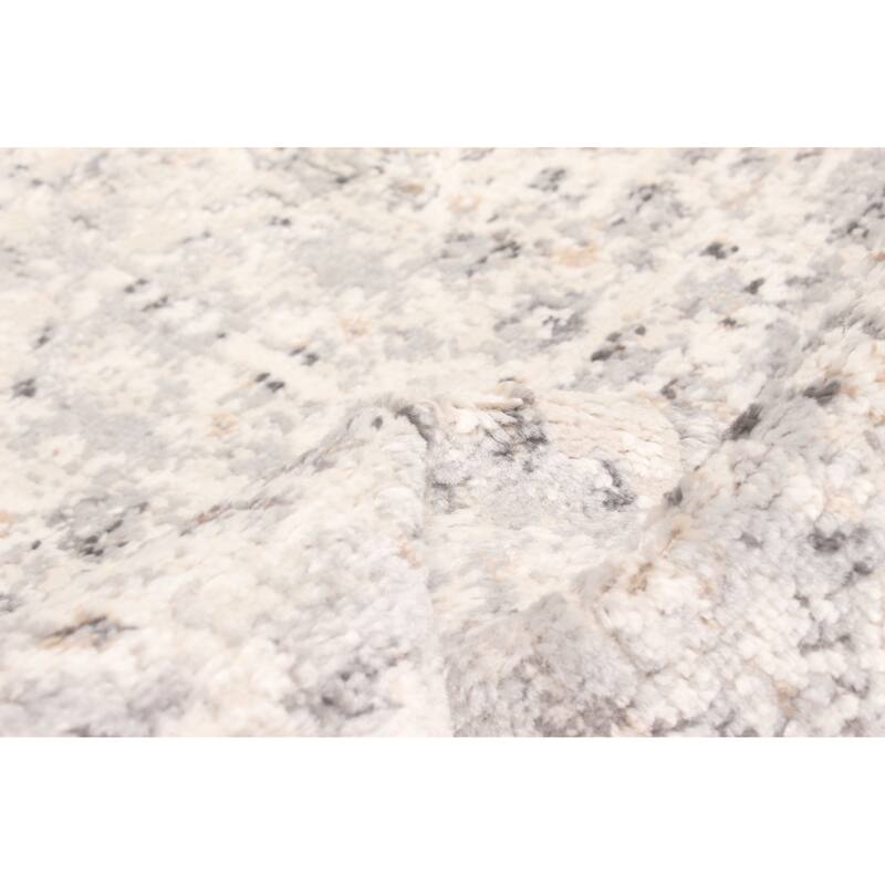 ECARPETGALLERY Machine Made Mira Grey Area Rug