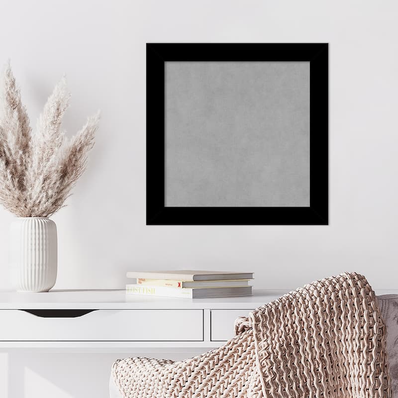 Amanti Art Basic Black Narrow Framed Magnetic Board