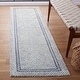 preview thumbnail 3 of 1, SAFAVIEH Handmade Abstract Adua Modern Wool Rug - Ivory/Navy - 9' x 12'