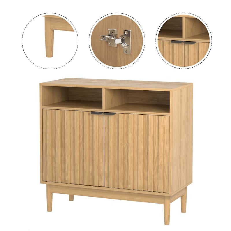 34 in. Buffet with Adjustable Shelves