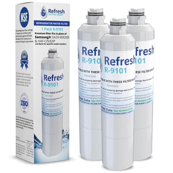 Replacement DA2900020B Water Filter for Samsung RS265TDRS/XAA