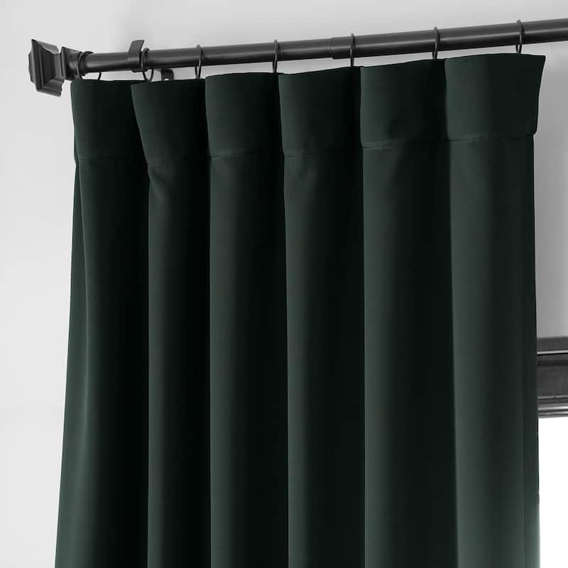 Exclusive Fabrics Room Darkening 84-inch Curtain Panel Pair (2 Panels)