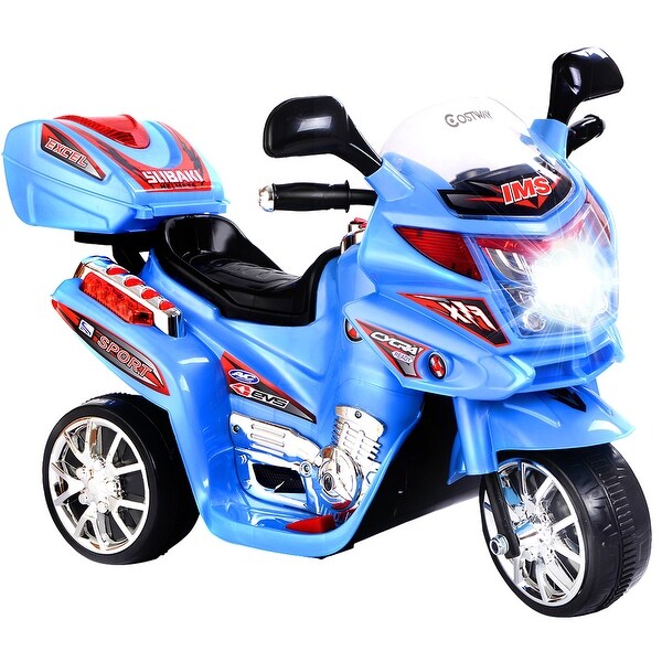 Shop Costway 3 Wheel Kids Ride On Motorcycle 6v Battery