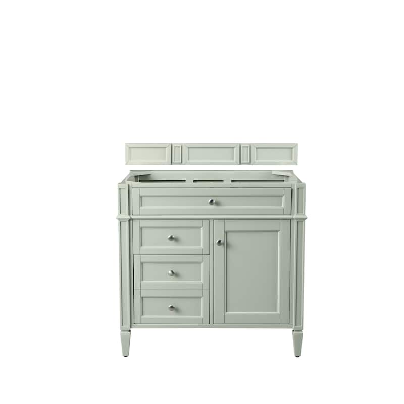 James Martin Vanities Brittany 36" Single Vanity, Sage Green