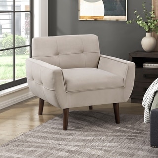 Milford Velvet Fabric Accent Chair
