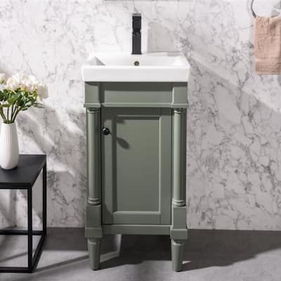 Legion Furniture 18" Pewter Green Sink Vanity WLF9218-PG