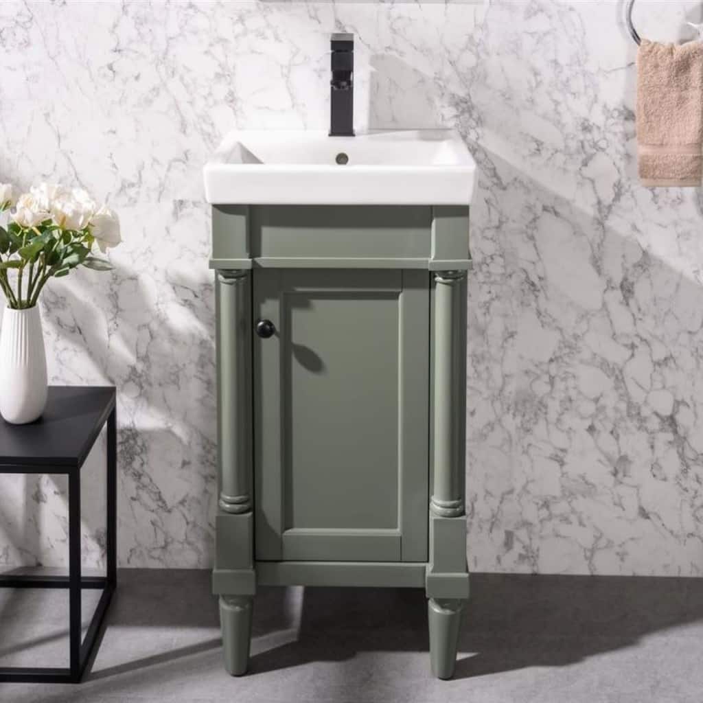 Legion Furniture 18" Pewter Green Sink Vanity WLF9218-PG