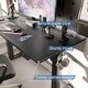 preview thumbnail 12 of 40, Futzca Height Adjustable Electric Standing Desk Sit Stand Computer Stand up Desk with Splice Board(White)