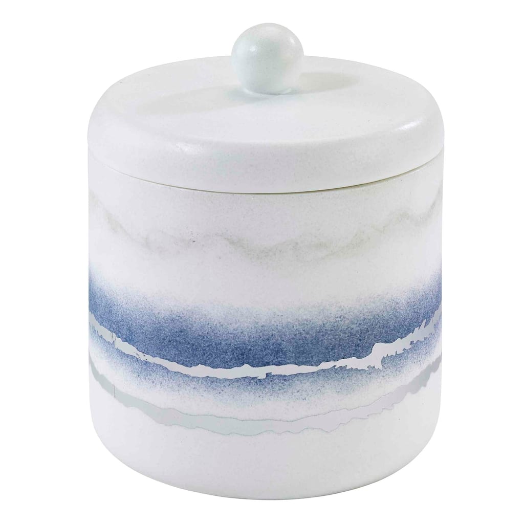 Avanti Linens Murano Jar - Silver