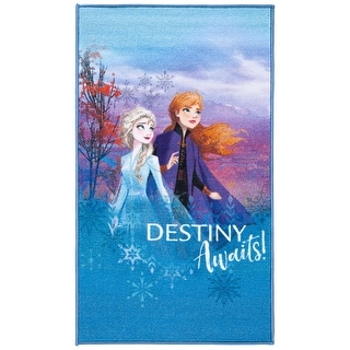 SAFAVIEH Machine Washable Slip Resistant Collection Inspired By Disney's Animated Film Frozen 2 - Believe