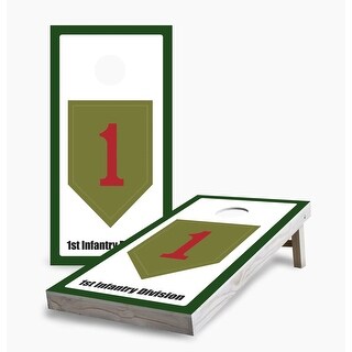 1st Infantry Division Cornhole Game (Choose Wraps or Boards)