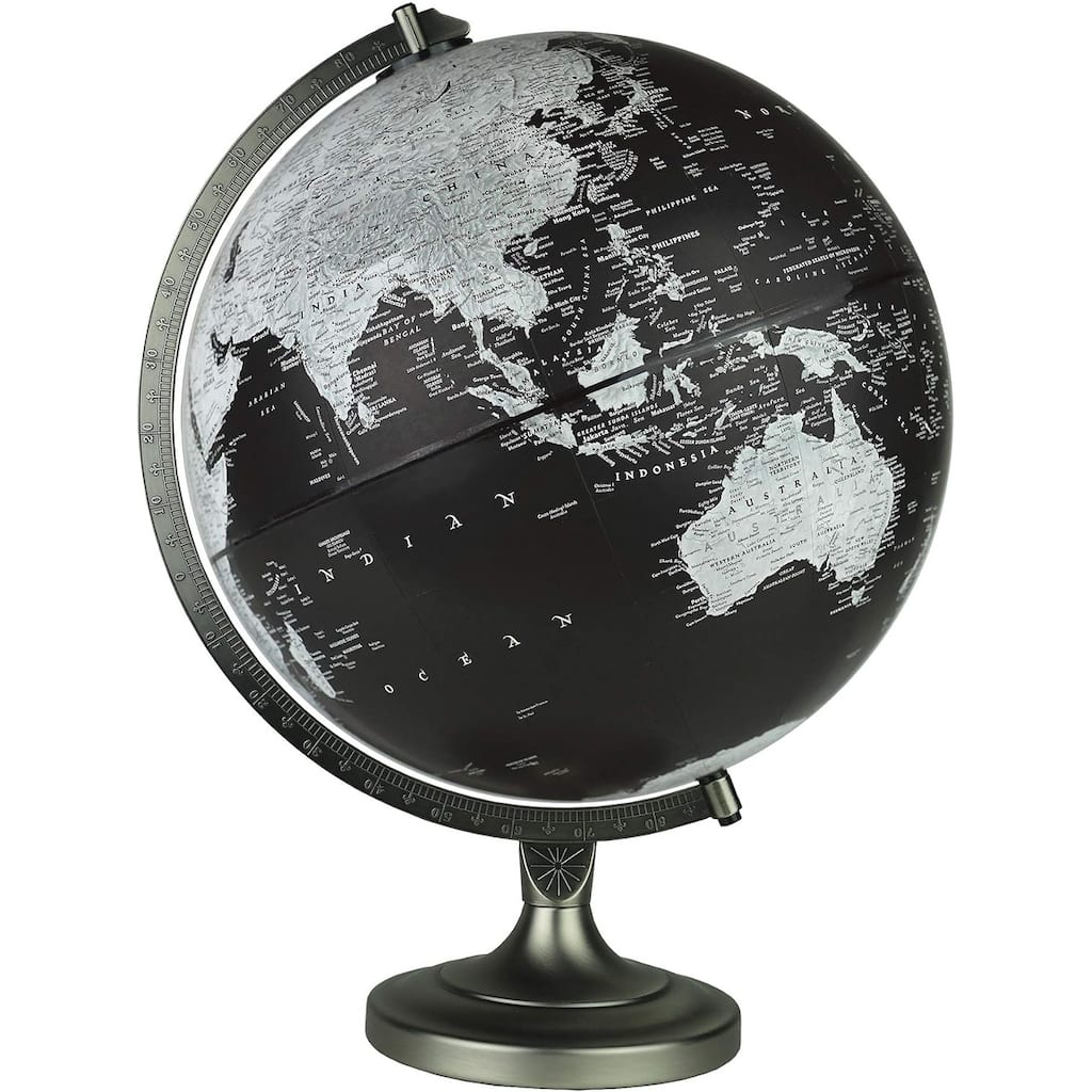 Bancroft National Geographic Black World Globe