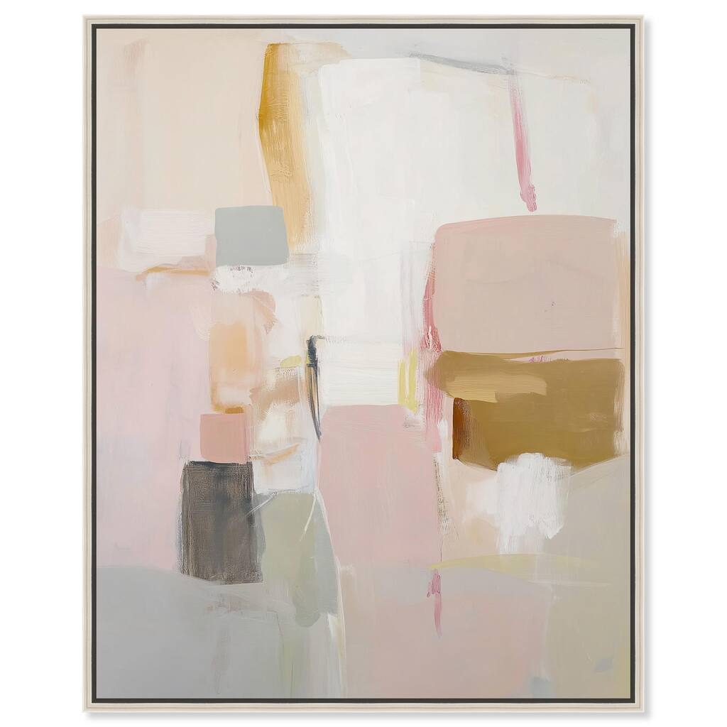 Apricot Cream I Canvas by Art Remedy