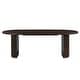 preview thumbnail 21 of 22, Christopher Knight Home - Eleanor Modern Style Oval Rubberwood Dining Table - 88" W x 40" D x 30" H