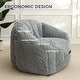 preview thumbnail 26 of 55, Giant Bean Bag Chair,Shell-Shaped Oversized Bean Bag Chair with Fille
