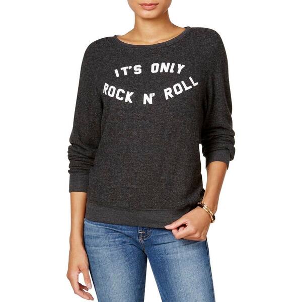 Shop Dream Scene Womens It S Only Rock N Roll Sweatshirt Crew