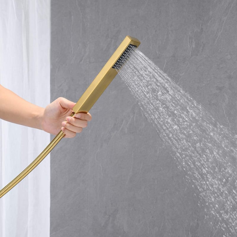 PROOX Waterfall bath Tub Filler with Hand Shower Faucet