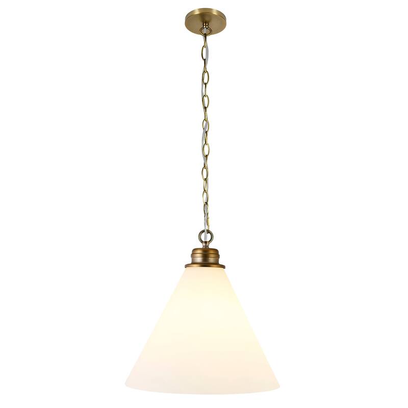 Canto 15.88" Wide Pendant with Glass Shade
