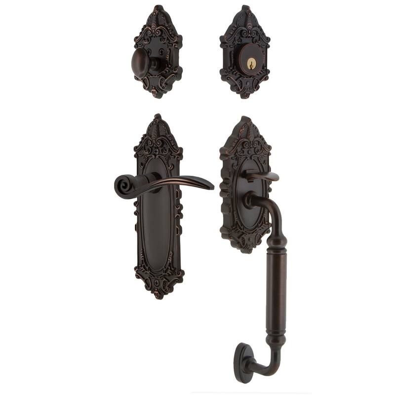 Nostalgic Warehouse Victorian Left Handed Sectional Single Cylinder - Timeless Bronze