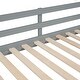 preview thumbnail 29 of 40, Twin Over Twin Wooden Bunk Bed with Roof, Slide and Ladder