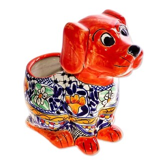 Novica Handmade Best Friend Ceramic Planter