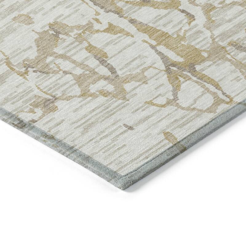 HomeRoots Striped Transitional Rectangle Outdoor Rug