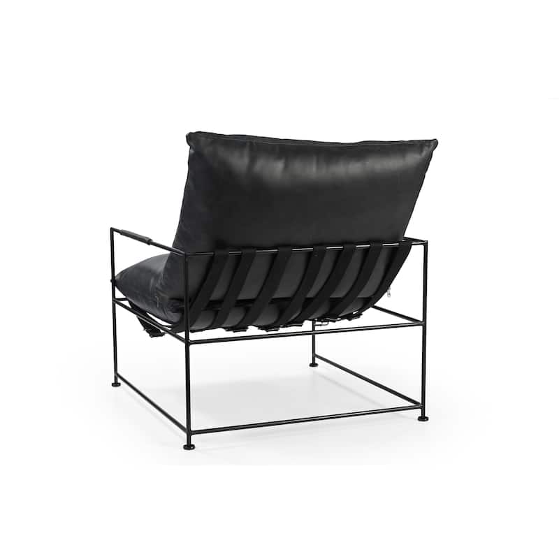 Emerie Upholstered Metal Accent Chair