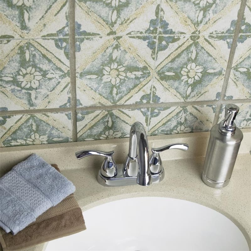 Merola Tile Klinker Retro Blanco Dafodil 12-3/4" x 12-3/4" Ceramic Floor and Wall Tile