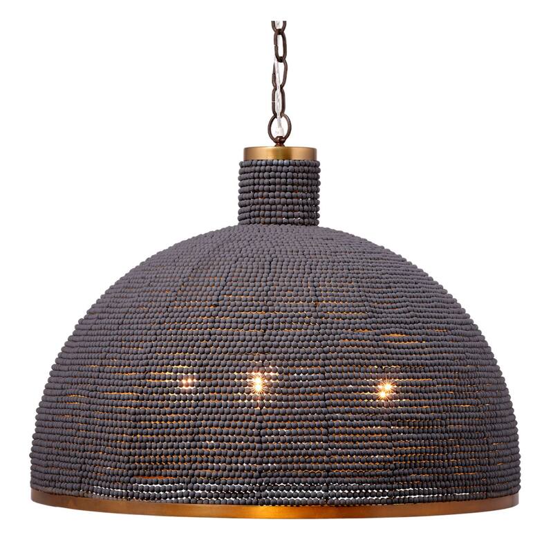 Jamie Young Big Sur 1-Light Beaded Chandelier