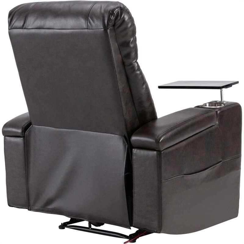 Premium Power Recliner with Swivel Tray Table and Cell Phone Stand
