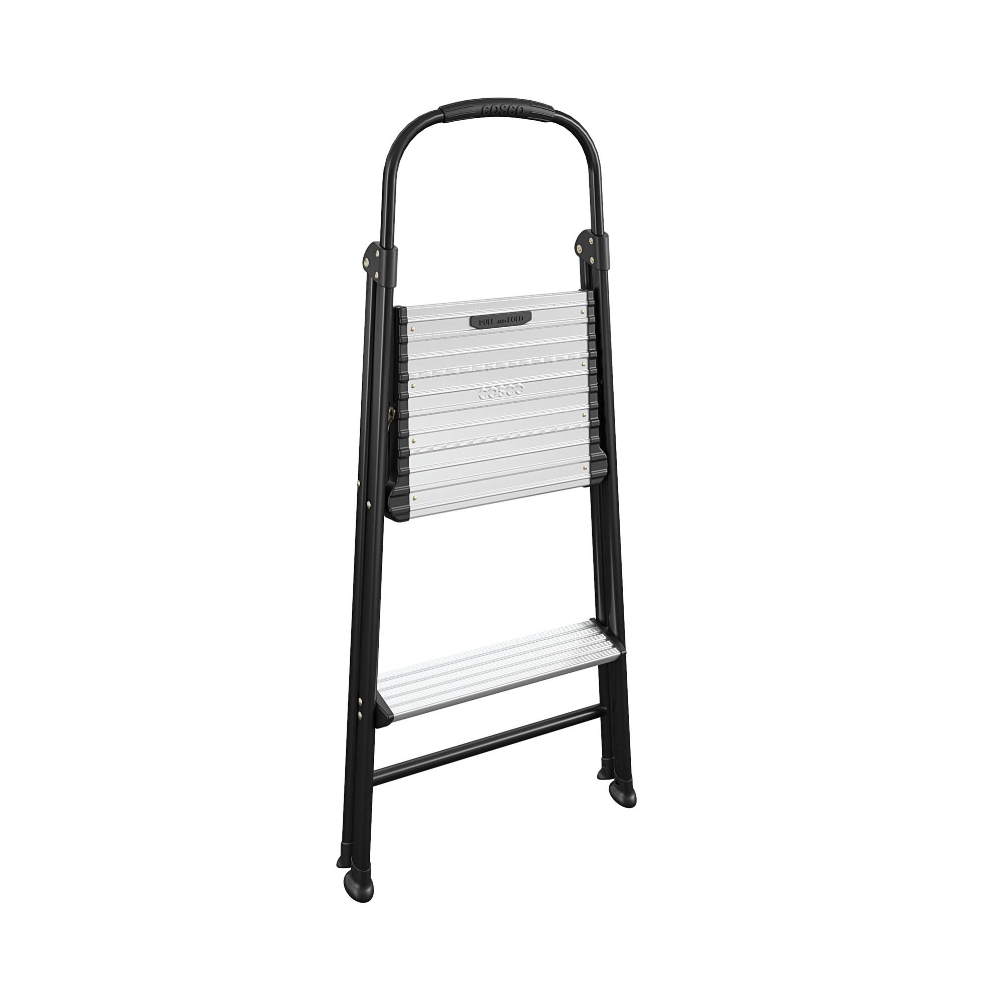 COSCO Two Step Folding Step Stool with Rubber Hand Grip 2 Step