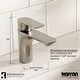 preview thumbnail 13 of 22, Karran Kayes single Hole Single Handle Basin Bathroom Faucet with Matching Pop-up Drain