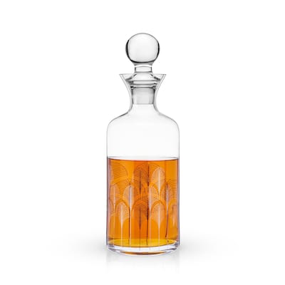 Deco Liquor Decanter by Viski - 12" x 4"