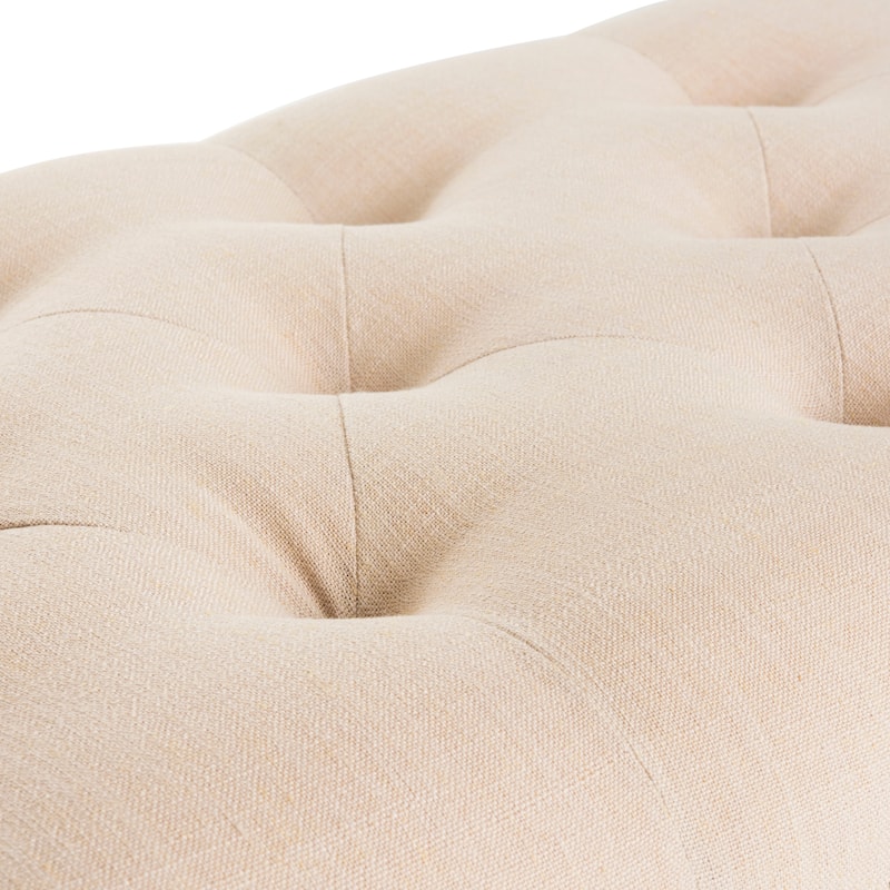 SAFAVIEH Nigjare Tufted Bench - 47.5" x 17.3" x 27" - 47.5" x 17.3" x 27" - 48Wx17Dx27H