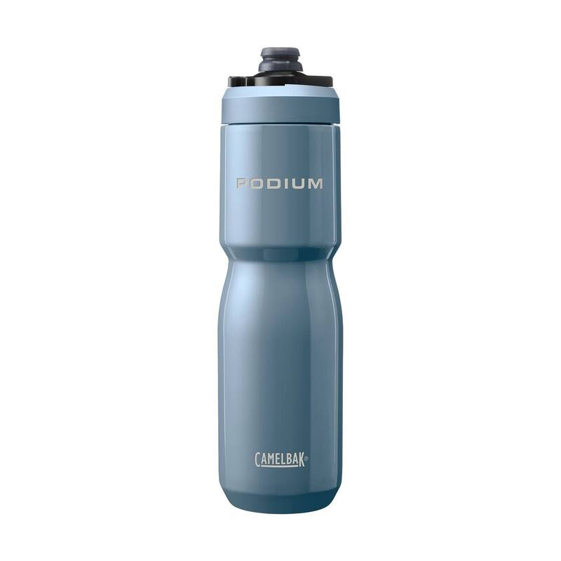 22oz Podium Steel Double-Wall Insulated Bike Water Bottle, Pacific