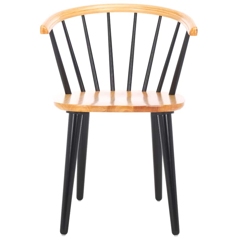 SAFAVIEH Home Blanchard 18-inch Curved Spindle Side Chair [SET of 2] - 21"W x 21"D x 30"H