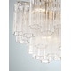 preview thumbnail 5 of 6, Addis 4 Light Aged Brass Chandelier - 17.75"W x 13.75"H x 17.75"D