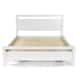 Grain Wood Furniture Solid Wood Loft Platform Bed - Brushed  White - Queen