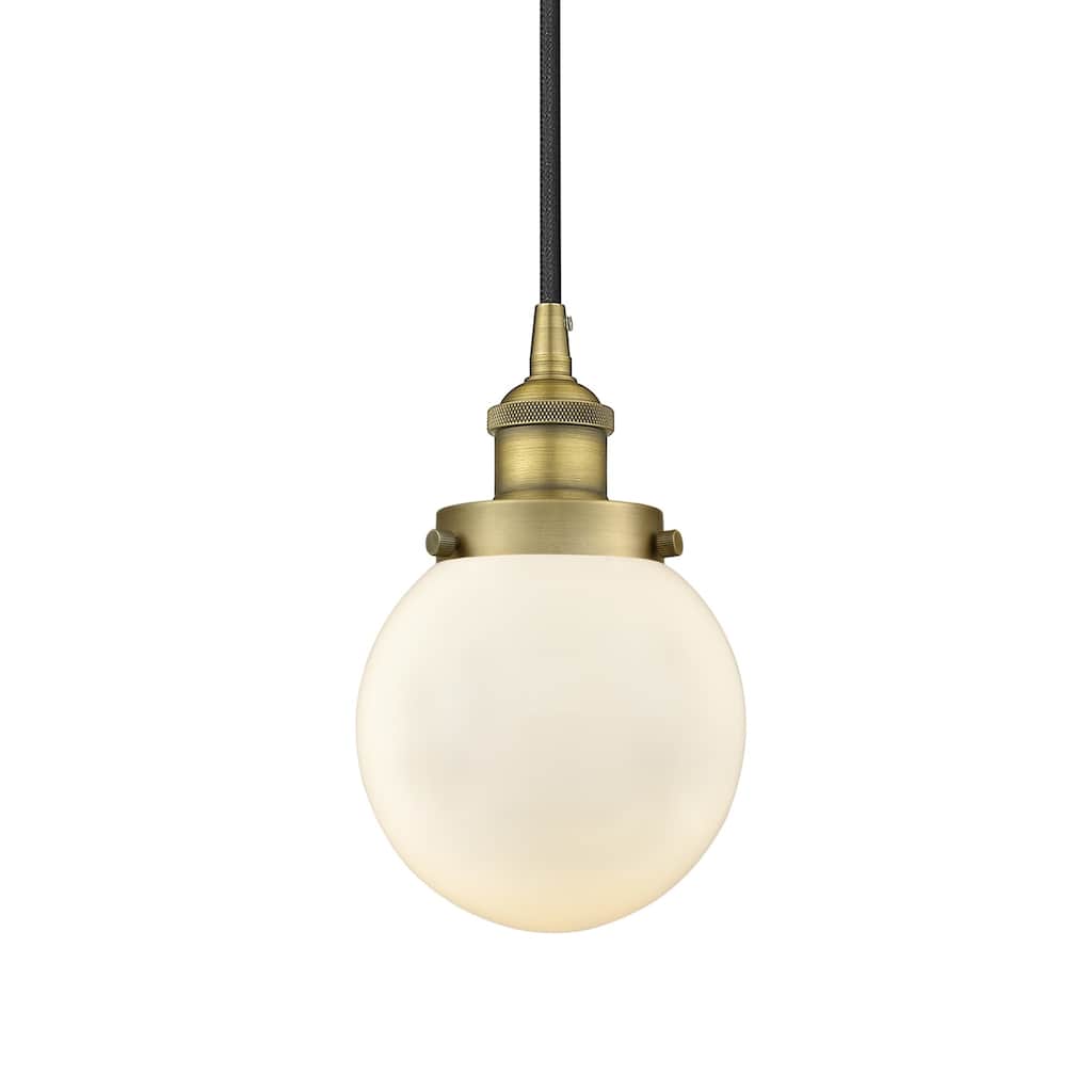 Innovations Lighting 616-1PH-10-6 Beacon Pendant Beacon 6" Wide Mini