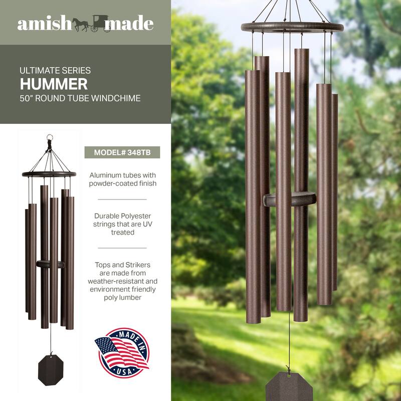 OUTDOOR LEISURE PRODUCTS Model 348TB Wind Chime made with powder coated Aluminum tubes